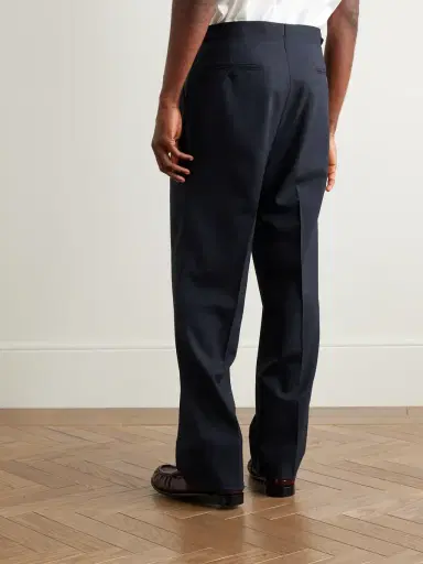 Stòffa Straight-Leg Pleated Wool Trousers - Men | Thumbnail 4 Stòffa Straight-Leg Pleated Wool Trousers - Men | Thumbnail 4