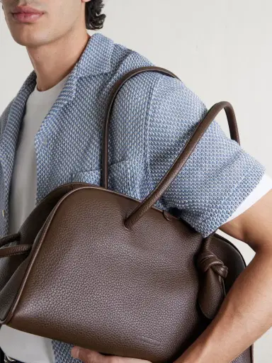 Jacquemus Le Turismo Full-Grain Leather Messenger Bag - Men | Thumbnail 3 Jacquemus Le Turismo Full-Grain Leather Messenger Bag - Men | Thumbnail 3