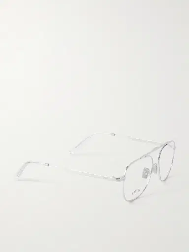 DIOR Eyewear DiorBotanicaO S6U Geometric Silver-Tone Glasses - Men | Thumbnail 3 DIOR Eyewear DiorBotanicaO S6U Geometric Silver-Tone Glasses - Men | Thumbnail 3