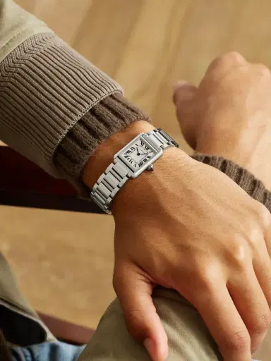 Cartier Tank Must de Small SolarBeat™ Stainless Steel Watch, Ref. WSTA0121 - Men | Thumbnail 2 Cartier Tank Must de Small SolarBeat™ Stainless Steel Watch, Ref. WSTA0121 - Men | Thumbnail 2
