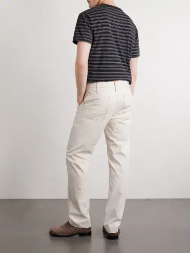 RRL Straight-Leg Paint-Splattered Cotton-Canvas Trousers - Men | Thumbnail 4 RRL Straight-Leg Paint-Splattered Cotton-Canvas Trousers - Men | Thumbnail 4