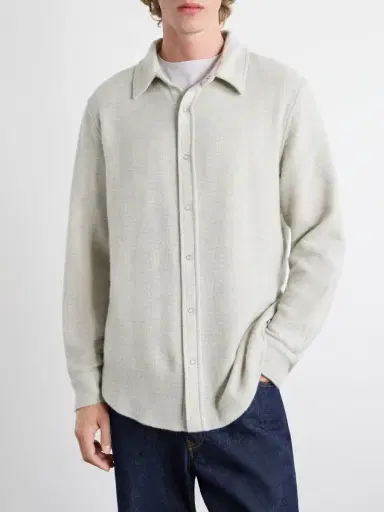 God’s True Cashmere Pearlescente Ombre Checked Cashmere Shirt - Men | Thumbnail 3 God’s True Cashmere Pearlescente Ombre Checked Cashmere Shirt - Men | Thumbnail 3