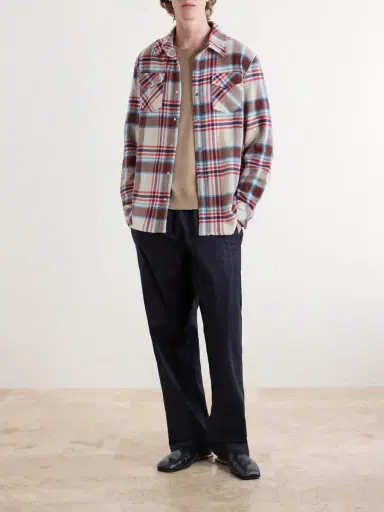 God’s True Cashmere Checked Cashmere Shirt - Men | Thumbnail 2 God’s True Cashmere Checked Cashmere Shirt - Men | Thumbnail 2