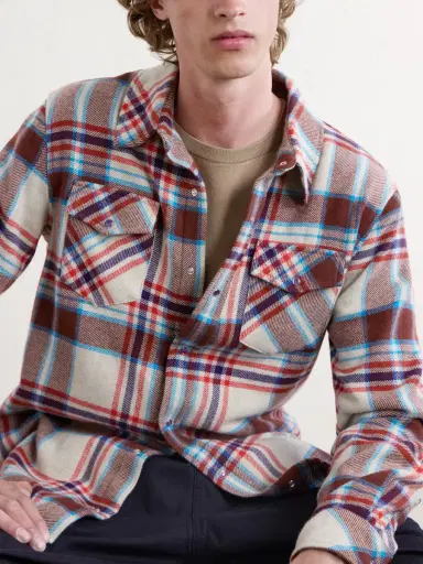 God’s True Cashmere Checked Cashmere Shirt - Men | Thumbnail 5 God’s True Cashmere Checked Cashmere Shirt - Men | Thumbnail 5
