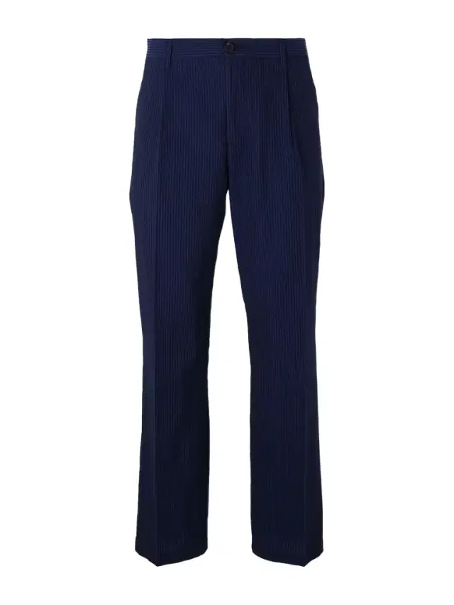 Atlantico Straight-Leg Organic Cotton-Seersucker Trousers - Men Atlantico Straight-Leg Organic Cotton-Seersucker Trousers - Men