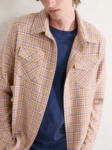 God’s True Cashmere Midnight Rose Checked Cashmere Shirt - Men | Thumbnail 5 God’s True Cashmere Midnight Rose Checked Cashmere Shirt - Men | Thumbnail 5