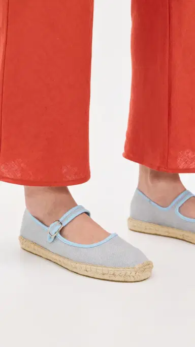 Soludos Mary Jane Espadrilles Dolphin Blue 9-9.5 | Thumbnail 3 Soludos Mary Jane Espadrilles Dolphin Blue 9-9.5 | Thumbnail 3