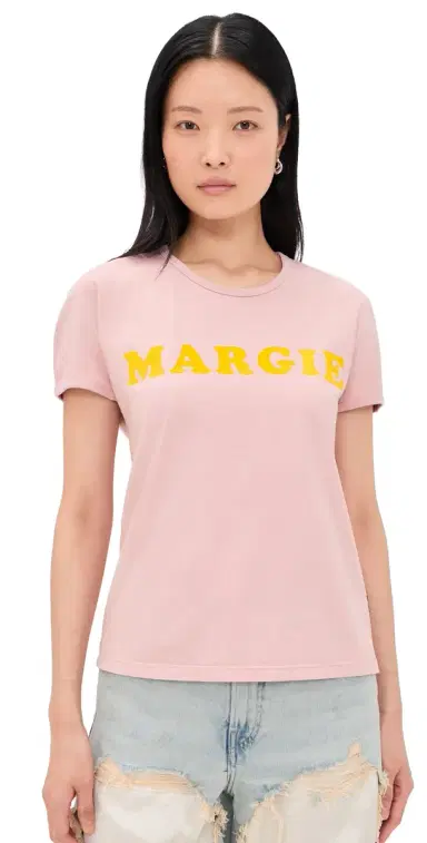 MM6 MAISON MARGIELA Margie T-Shirt Faded Pink | Thumbnail 1 MM6 MAISON MARGIELA Margie T-Shirt Faded Pink | Thumbnail 1