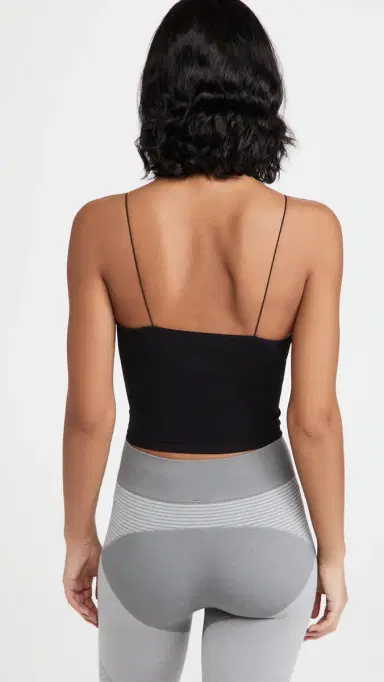 Free People Skinny Strap Seamless Brami Black | Thumbnail 3 Free People Skinny Strap Seamless Brami Black | Thumbnail 3