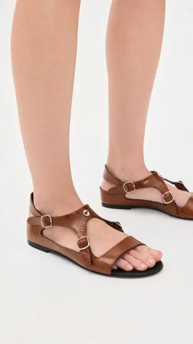 Coperni Lizard Print Buckle On Sandals | Thumbnail 3 Coperni Lizard Print Buckle On Sandals | Thumbnail 3