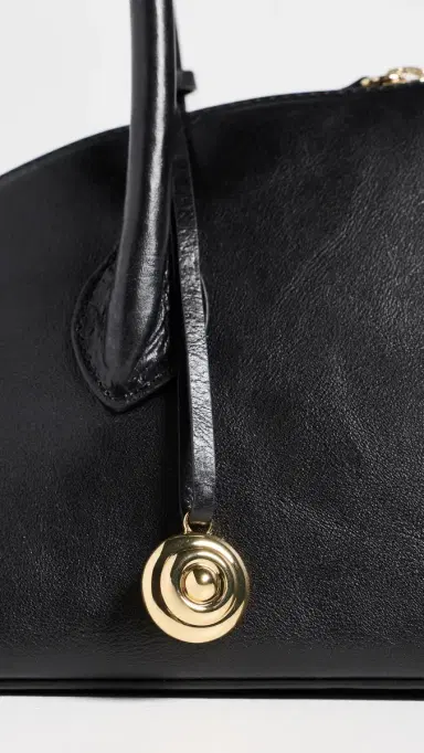 Liffner EW Dome Bag Black Gold Charm One Size | Thumbnail 5 Liffner EW Dome Bag Black Gold Charm One Size | Thumbnail 5