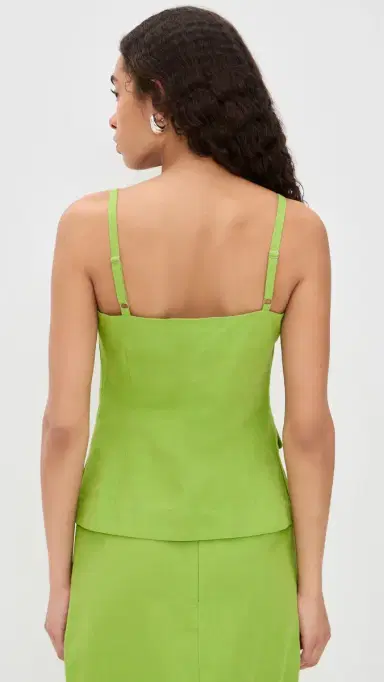 ALIGNE Linen Waistcoat Top Apple | Thumbnail 3 ALIGNE Linen Waistcoat Top Apple | Thumbnail 3