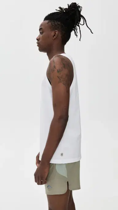 REIGNING CHAMP ightweight Jersey Slim Tank Top White | Thumbnail 4 REIGNING CHAMP ightweight Jersey Slim Tank Top White | Thumbnail 4
