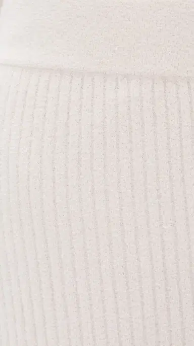 Barefoot Dreams CozyChic Ultra ite Ribbed Scallop Pants Sand Dune | Thumbnail 6 Barefoot Dreams CozyChic Ultra ite Ribbed Scallop Pants Sand Dune | Thumbnail 6