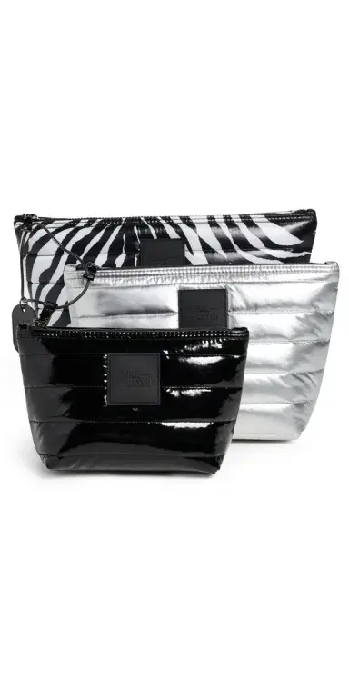 Think Royln Travel Bag Trio Black/White Zebra/Pearl Silver | Thumbnail 1 Think Royln Travel Bag Trio Black/White Zebra/Pearl Silver | Thumbnail 1