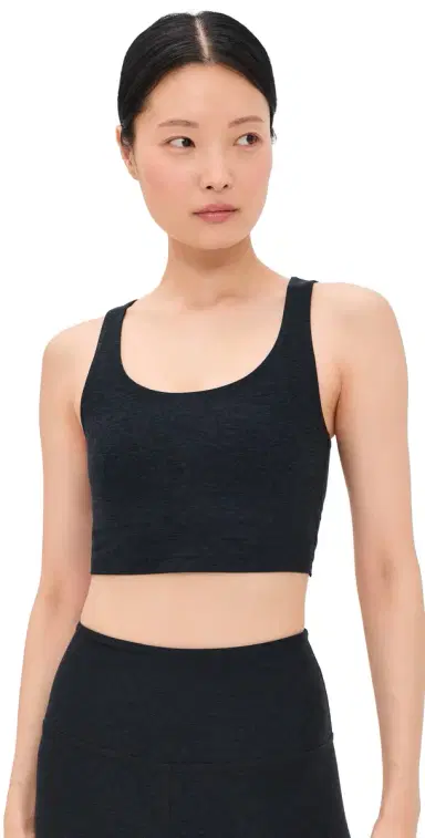Beyond Yoga Spacedye Twister Cropped Tank Darkest Night | Thumbnail 1 Beyond Yoga Spacedye Twister Cropped Tank Darkest Night | Thumbnail 1