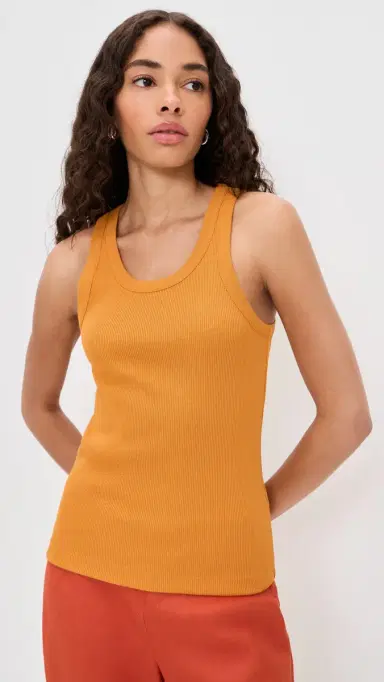 Vince Scoop Neck Tank Clementine M | Thumbnail 2 Vince Scoop Neck Tank Clementine M | Thumbnail 2