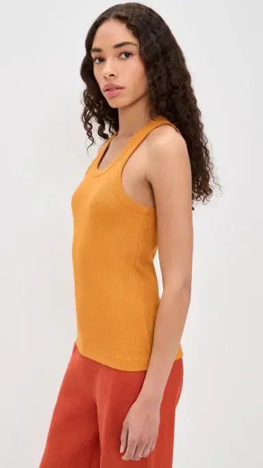 Vince Scoop Neck Tank Clementine M | Thumbnail 4 Vince Scoop Neck Tank Clementine M | Thumbnail 4