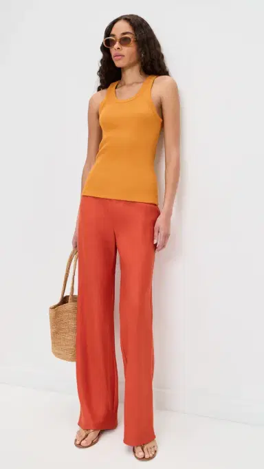 Vince Scoop Neck Tank Clementine M | Thumbnail 5 Vince Scoop Neck Tank Clementine M | Thumbnail 5