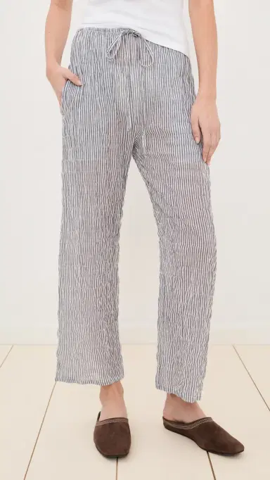 LE BOP x ally K. Goldman Arden Stripe Pants Charcoal/White | Thumbnail 2 LE BOP x ally K. Goldman Arden Stripe Pants Charcoal/White | Thumbnail 2