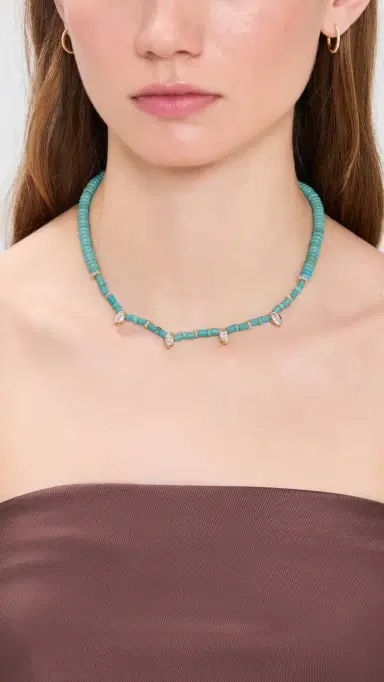 Martha Calvo Ella Necklace Turqouise One Size | Thumbnail 3 Martha Calvo Ella Necklace Turqouise One Size | Thumbnail 3