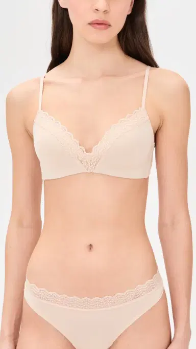 Stripe & Stare Zig Zag Lace Demi Bra Sand | Thumbnail 2 Stripe & Stare Zig Zag Lace Demi Bra Sand | Thumbnail 2