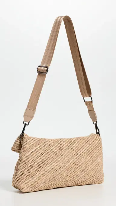 Think Royln Embrace Clutch Beige Luxe/Raffia | Thumbnail 4 Think Royln Embrace Clutch Beige Luxe/Raffia | Thumbnail 4