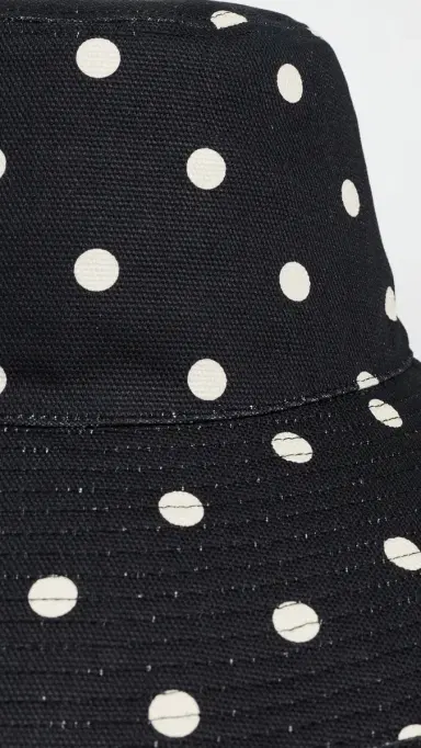 Lack Of Color Holiday Bucket Hat Polka Dot Black | Thumbnail 4 Lack Of Color Holiday Bucket Hat Polka Dot Black | Thumbnail 4