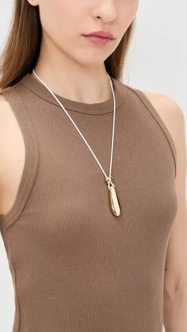 Ettika Pendant Corded Necklace White One Size | Thumbnail 3 Ettika Pendant Corded Necklace White One Size | Thumbnail 3