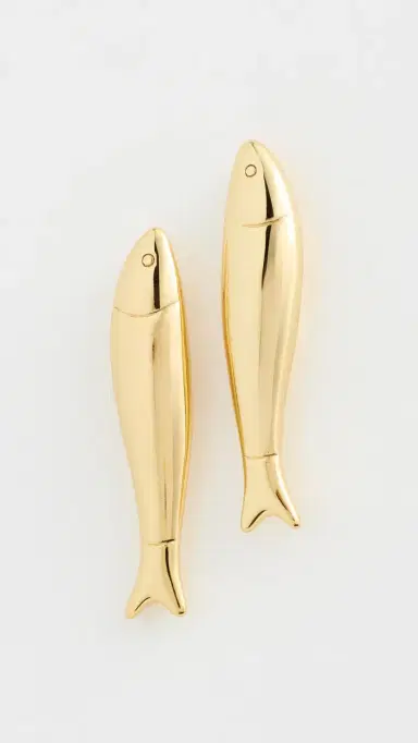 Madewell Fish Drop Earrings Antique | Thumbnail 2 Madewell Fish Drop Earrings Antique | Thumbnail 2