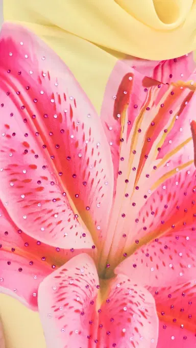 Runaway the Label Juliana Cowl High lit Maxi Dress Pink Lily | Thumbnail 6 Runaway the Label Juliana Cowl High lit Maxi Dress Pink Lily | Thumbnail 6