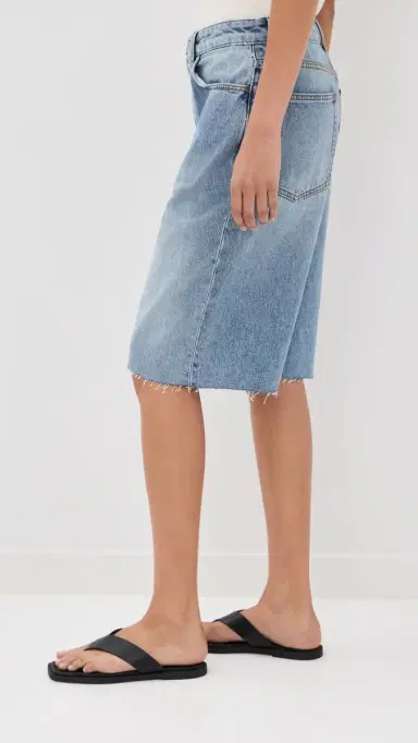 Róhe Baggy Fit Denim Shorts Classic Blue | Thumbnail 4 Róhe Baggy Fit Denim Shorts Classic Blue | Thumbnail 4