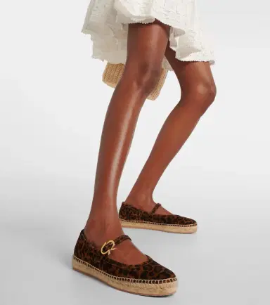 Gianvito Rossi Elda leopard-print suede espadrilles | Thumbnail 5 Gianvito Rossi Elda leopard-print suede espadrilles | Thumbnail 5