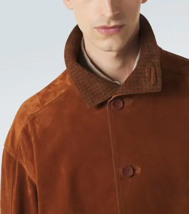 Zegna Suede bomber jacket | Thumbnail 3 Zegna Suede bomber jacket | Thumbnail 3