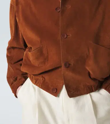 Zegna Suede bomber jacket | Thumbnail 5 Zegna Suede bomber jacket | Thumbnail 5