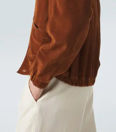 Zegna Suede bomber jacket | Thumbnail 7 Zegna Suede bomber jacket | Thumbnail 7