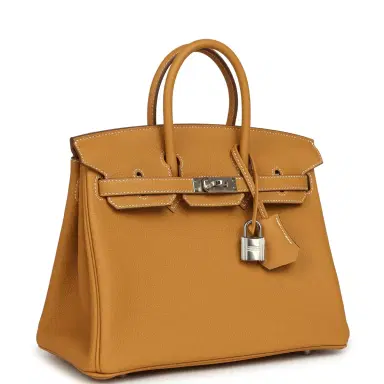 HERMÈS Hermes Birkin 25 Naturel Sable Togo Palladium Hardware | Thumbnail 2 HERMÈS Hermes Birkin 25 Naturel Sable Togo Palladium Hardware | Thumbnail 2
