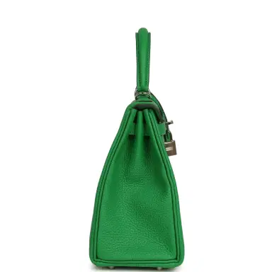 HERMÈS Hermes Kelly Retourne 25 Bambou Togo Palladium Hardware | Thumbnail 3 HERMÈS Hermes Kelly Retourne 25 Bambou Togo Palladium Hardware | Thumbnail 3