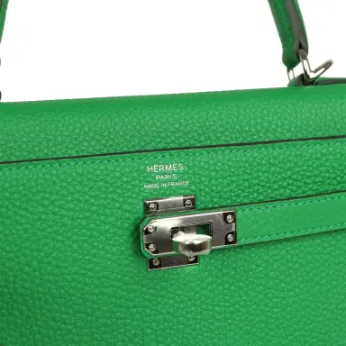 HERMÈS Hermes Kelly Retourne 25 Bambou Togo Palladium Hardware | Thumbnail 7 HERMÈS Hermes Kelly Retourne 25 Bambou Togo Palladium Hardware | Thumbnail 7