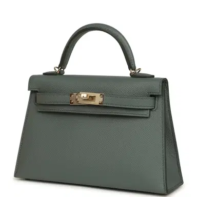 HERMÈS Hermes Kelly Sellier 20 Vert Amande Epsom Permabrass Hardware | Thumbnail 5 HERMÈS Hermes Kelly Sellier 20 Vert Amande Epsom Permabrass Hardware | Thumbnail 5