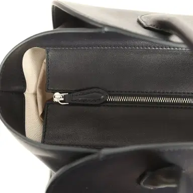 The Row The Row Marlo 14 Tote Bag Black Saddle Silver Hardware | Thumbnail 8 The Row The Row Marlo 14 Tote Bag Black Saddle Silver Hardware | Thumbnail 8
