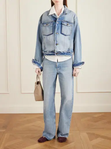 Maison Margiela Distressed Denim Jacket | Thumbnail 2 Maison Margiela Distressed Denim Jacket | Thumbnail 2
