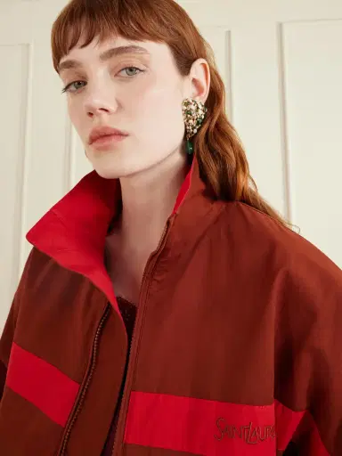 Saint Laurent Bo Coeur Fetiche Gold-tone And Crystal Clip Earrings | Thumbnail 2 Saint Laurent Bo Coeur Fetiche Gold-tone And Crystal Clip Earrings | Thumbnail 2