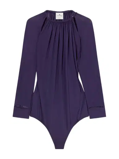 Courrèges Cut-out Jersey Bodysuit | Thumbnail 1 Courrèges Cut-out Jersey Bodysuit | Thumbnail 1