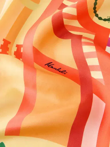 Cristiano Marcheli Giulia Printed Silk-twill Scarf | Thumbnail 4 Cristiano Marcheli Giulia Printed Silk-twill Scarf | Thumbnail 4