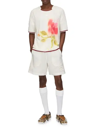 adidas Men's x Wales Bonner Football Jersey - Chalk White | Thumbnail 1 adidas Men's x Wales Bonner Football Jersey - Chalk White | Thumbnail 1