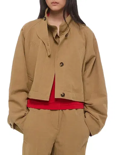 Helmut Lang Women's Cropped Trench Jacket - Trench - Size Large | Thumbnail 7 Helmut Lang Women's Cropped Trench Jacket - Trench - Size Large | Thumbnail 7