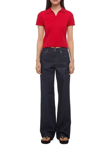Helmut Lang Women's Wardrobe 5-Pocket Style Jeans - Rinsed Indigo - Size 32 | Thumbnail 2 Helmut Lang Women's Wardrobe 5-Pocket Style Jeans - Rinsed Indigo - Size 32 | Thumbnail 2