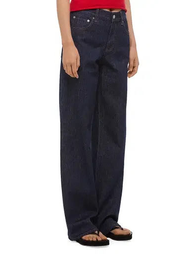 Helmut Lang Women's Wardrobe 5-Pocket Style Jeans - Rinsed Indigo - Size 32 | Thumbnail 4 Helmut Lang Women's Wardrobe 5-Pocket Style Jeans - Rinsed Indigo - Size 32 | Thumbnail 4
