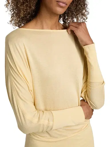 TOTEME Women's Boatneck Jersey Top - Champagne - Size XL | Thumbnail 6 TOTEME Women's Boatneck Jersey Top - Champagne - Size XL | Thumbnail 6